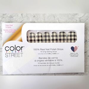 Color Street "Plaid About You" print, New in Packaging